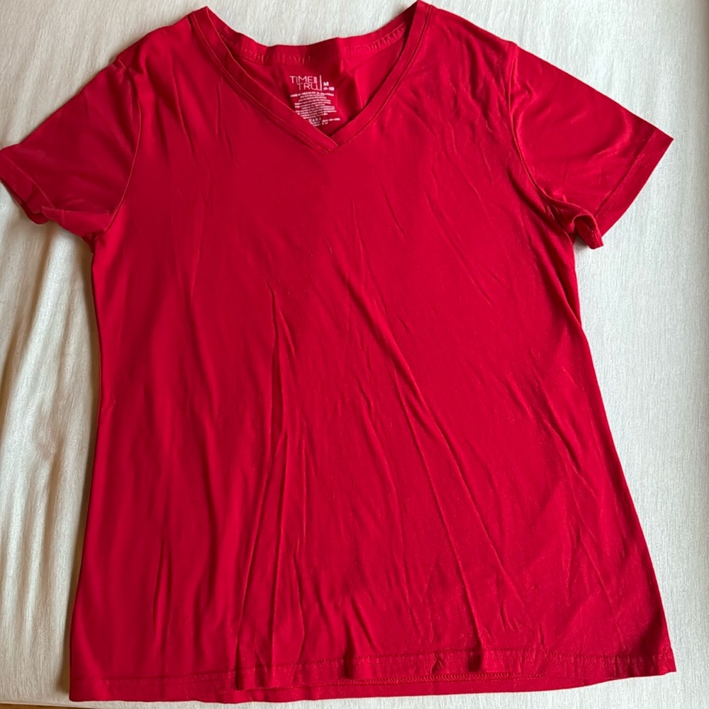 Plain Red Time and Tru T-Shirt